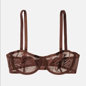 CUUP Balconette Bra in espresso 34A never worn